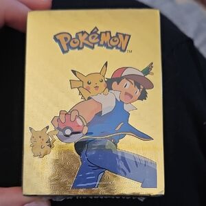Pokemon Gold Card Box